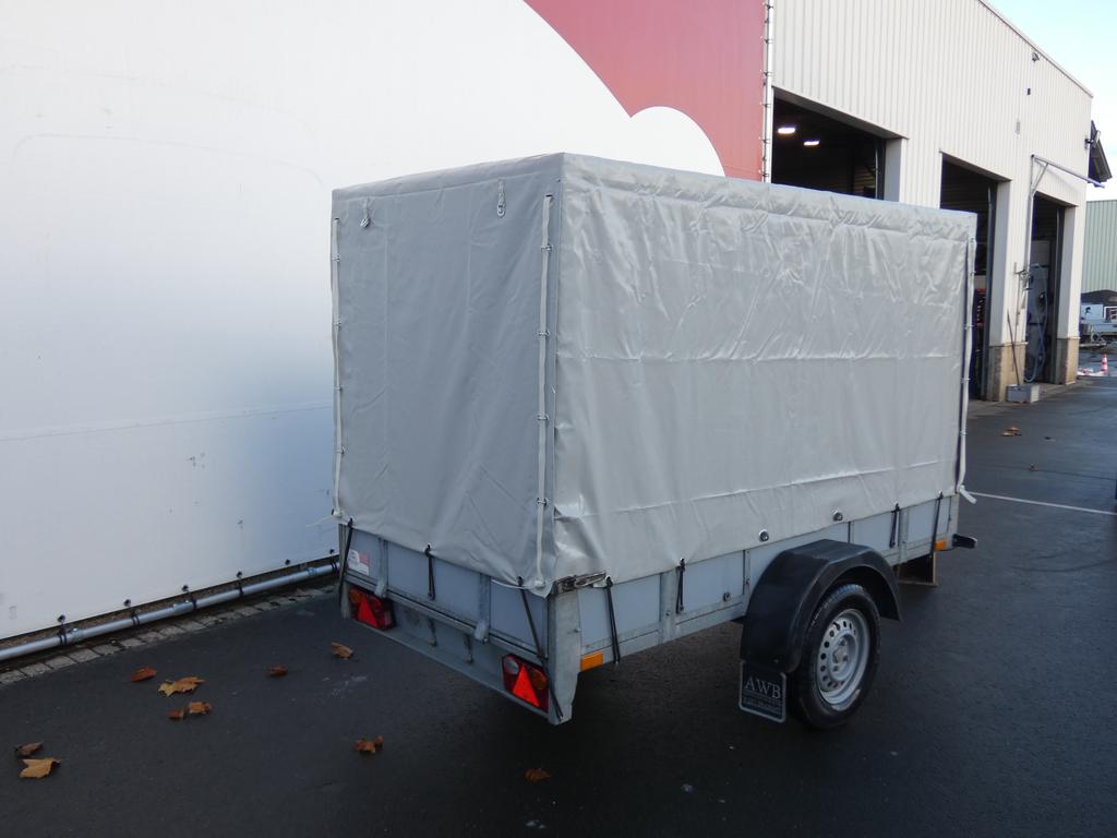 Loady huifaanhangwagen enkelas 250x130x150cm 750kg